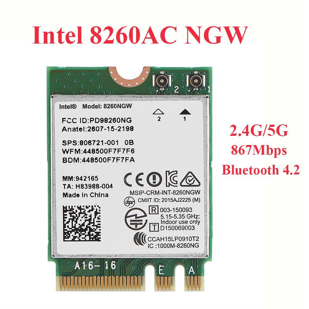 Bh 6 Tháng Card Intel Wifi Bluetooth Ax200 Ax201 Ac 8265 8260 7265 7260 3165 Ngw Chuẩn M2 Ngff