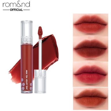 Son Kem Lì Mịn Phiên Bản Trà Sữa Romand Milk Tea Velvet Tint 4.4g 💄