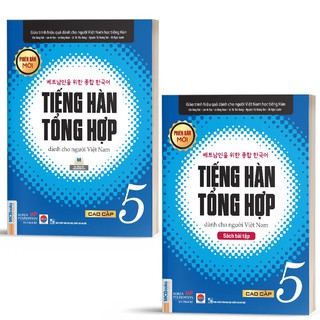 Sách - Combo Tiếng Hàn Tổng Hợp Dành Cho Người Việt Nam Cao Cấp 5 (Giáo trình + SBT)