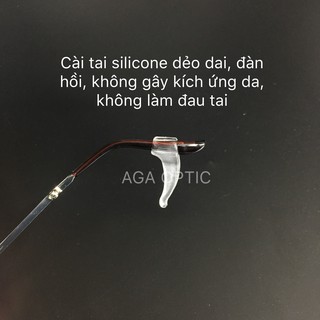 [Một cặp] Cài tai silicon mềm dẻo không gây khó chịu cho da " Chống Tuột Kính "