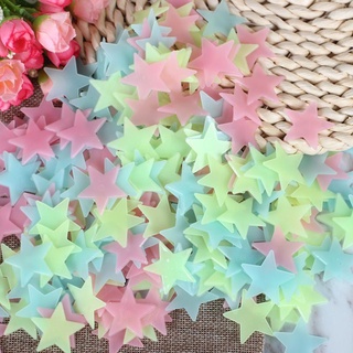 COMBO 2 Gói 100 Sao Dạ Quang 3cm Dán Tường Trang Trí Phòng Ngủ Lung Linh Lấp Lánh 1588