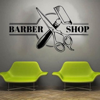 Decal Trang trí Barber, Salon cắt tóc thu hút khách hàng, tăng doanh thu P3