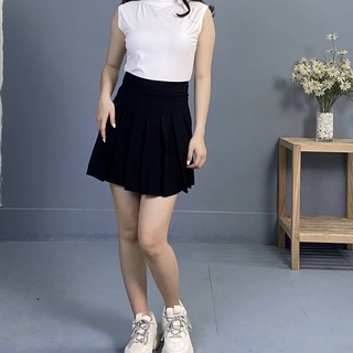 Chân Váy Xếp Ly Lưng Cao Phong Cách Hàn Quốc Xinh Xắn Cho Nữ CV301