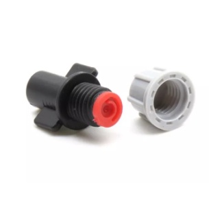 Bộ 5 Béc phun sương 7 hướng xám cao cấp- loại 1 gắn kèm van chống rò rỉ chân ren 21