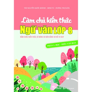 Sách - Combo Làm chủ kiến thức ngữ văn lớp 8 (tập đọc + tập làm văn) - Mcbooks