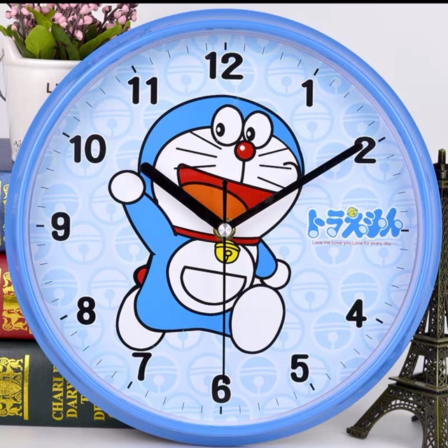 Đồng hồ treo tường Doraemon ❤️Doraemon ❤️ | Shopee Việt Nam