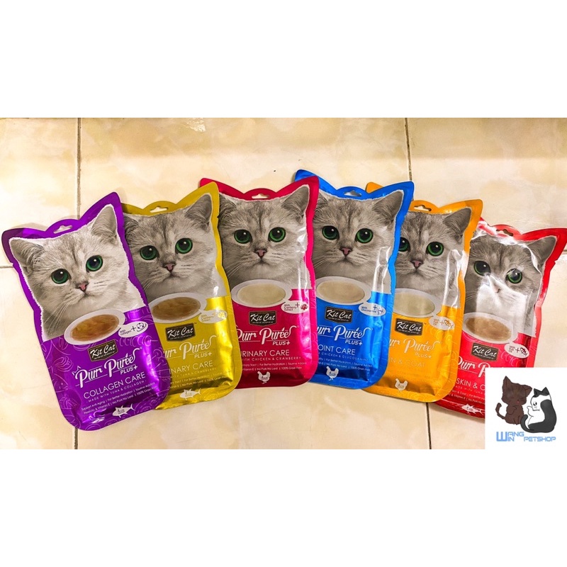SỐT DINH DƯỠNG KITCAT PURR PUREE PLUS 4x15g | Shopee Việt Nam