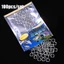 YUUKII 100 Chiếc Đầu Nối Cá Chất Lượng Cao Dây Giải Quyết 3 # -8 # Thép Không Gỉ