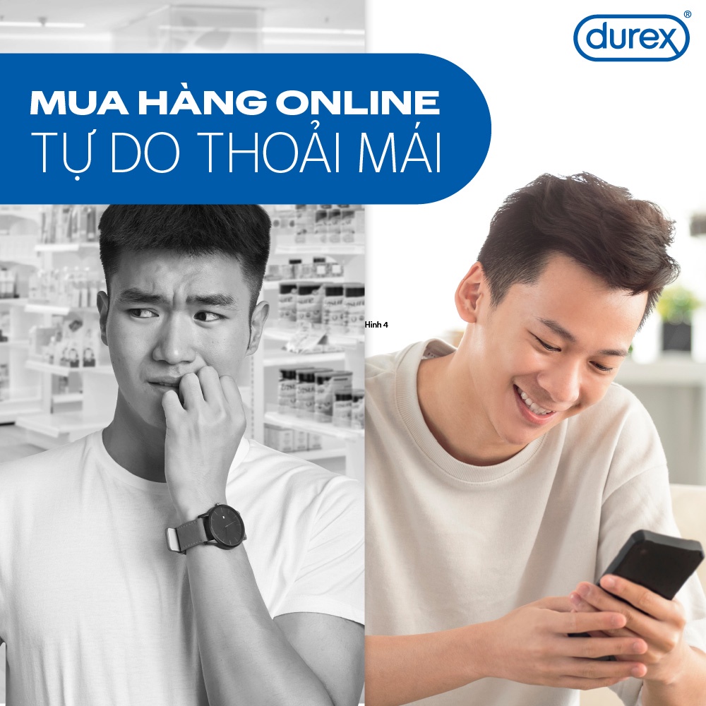 Ảnh Bao cao su Durex Fetherlite siêu mỏng, size 52.5mm, 12 bao/hộp 4
