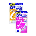 Combo Viên uống DHC Vitamin C & COLLAGEN (60 ngày) - Thực phẩm bảo vệ sức khoẻ DHC Collagen (new) & Vitamin — ảnh 3