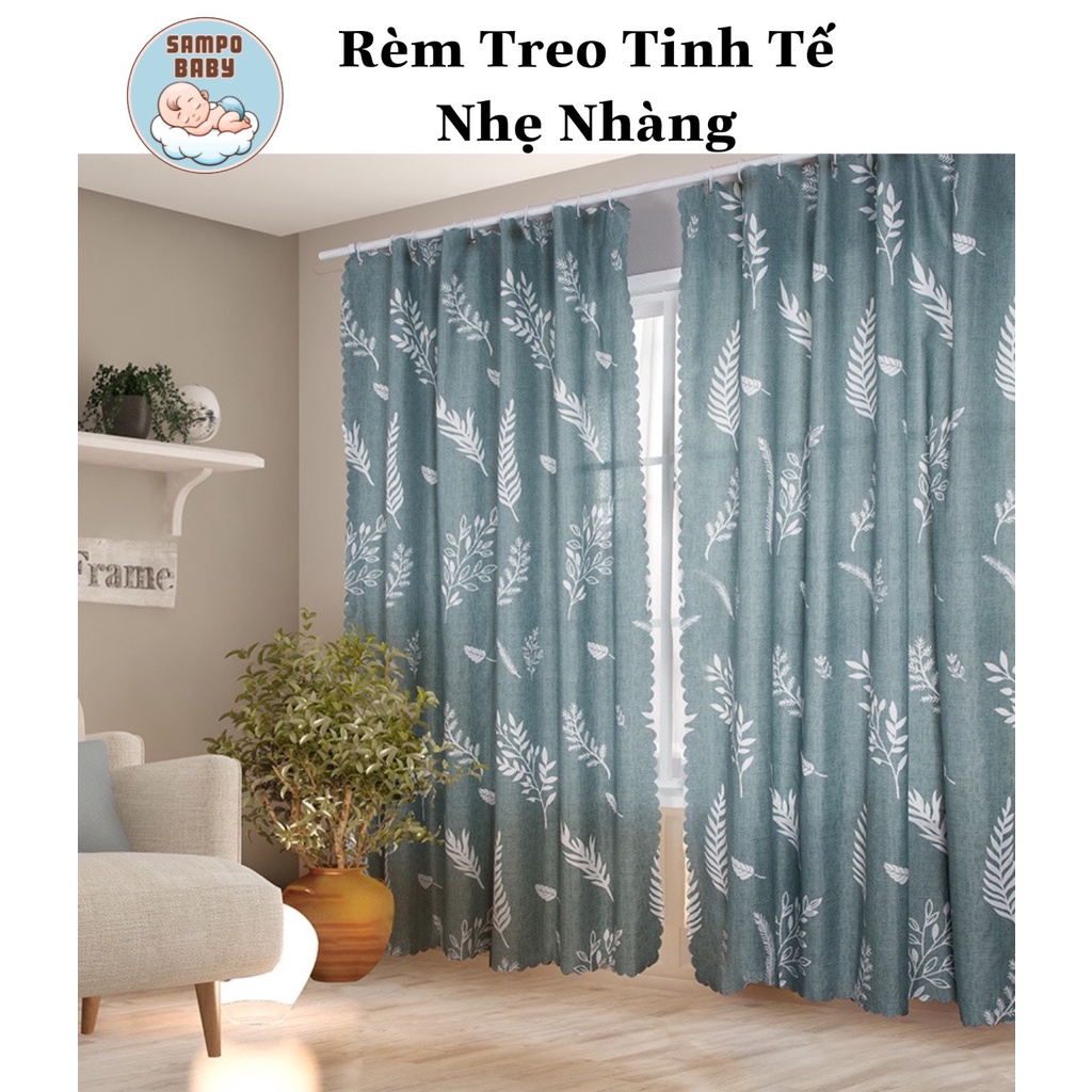 Rèm Khoen 2 lớp treo tường, trang trí cửa sổ - phòng khách- decord ...