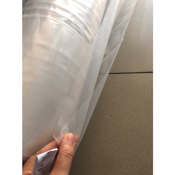 Bạt xanh cam che mưa nắng, phủ đồ. Nilon trắng loại dày