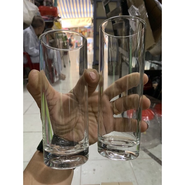 Hộp 6 Ly Ống Thủy Tinh UG-393 , UG-408 Cao Cấp Dùng uống nước lọc , cafe , sinh tố Hàng Nhập Khẩu ThaiLan