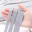 GETVOW 1 Sân Tự Dính Kim Cương Giả Nghệ Thuật Thủ Công Phụ Kiện May Vá Pha Lê Miếng Dán Lấp Lánh