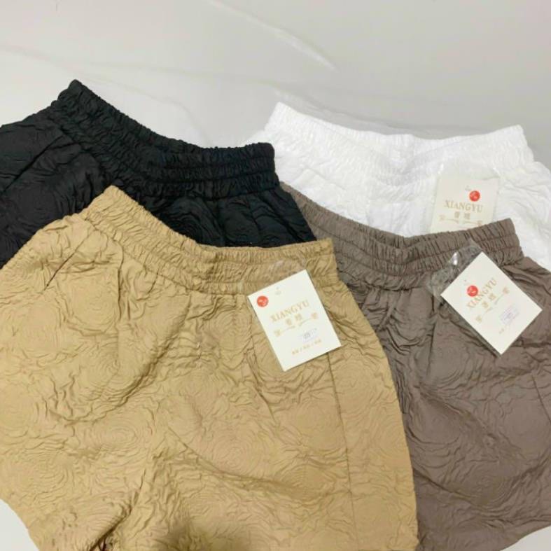 Quần shorts nữ dập nổi 3D xốp phồng hàng đẹp xinh xắn-Quần sooc nữ xốp phồng | BigBuy360 - bigbuy360.vn