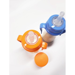 Bình ống hút cho bé tập hút IBYEOL Friends PESU (chính hãng Hàn Quốc) 200ml/300ml