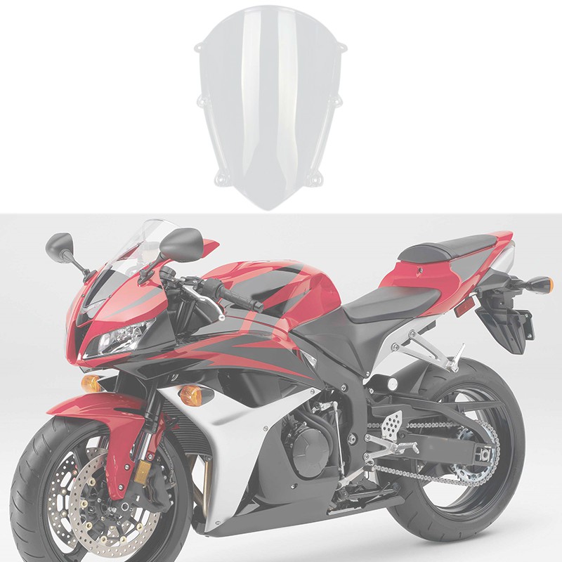 Kính Chắn Gió Xe Máy Kính Chắn Gió Bảo Vệ Cho Xe Honda CBR 600 RR F5 2007-2012 Trong Suốt