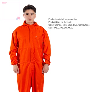 Áo Liền Quần Đồng Phục Bảo Hộ Lao Động Tay Dài Siêu Mềm Chống Tĩnh Điện Cho Nam