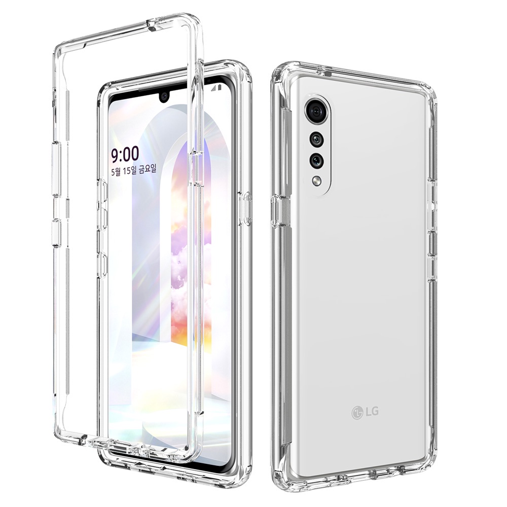 Ốp điện thoại bảo vệ hai trong một Vỏ bảo vệ LG VELVET 5G G9 Vỏ bảo vệ trong suốt Vỏ nén khí trọn gói Vỏ mềm Vỏ cứng