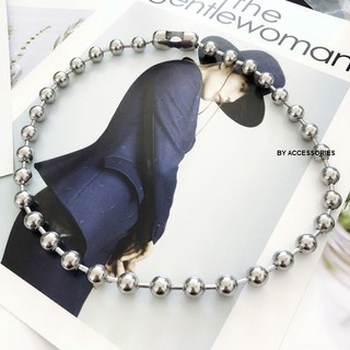Vòng cổ titan chuỗi bi tròn ball chain cực chất không gỉ có nhiều size