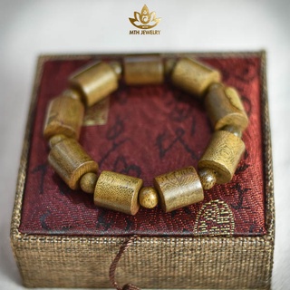 Vòng Tay Trầm Hương Trụ Trúc Trầm Tốc Việt 8/10/12/14mm - Mộc Trầm Hương MTH