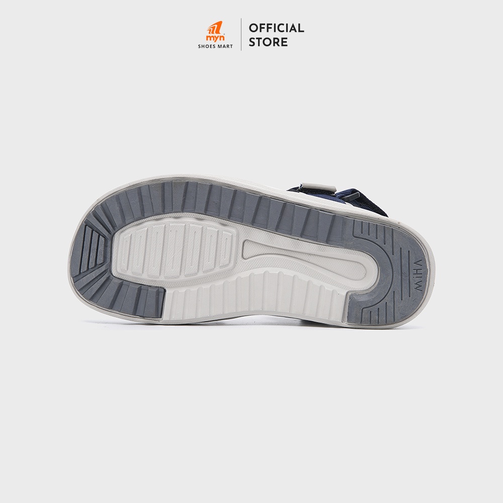 Mô tả Giày Sandal Nam nữ 2 quai ZX 2822 Navy Grey bản to phối quai dán chéo quai sau tháo rời có đệm gót đế EVA phylon mới - 7