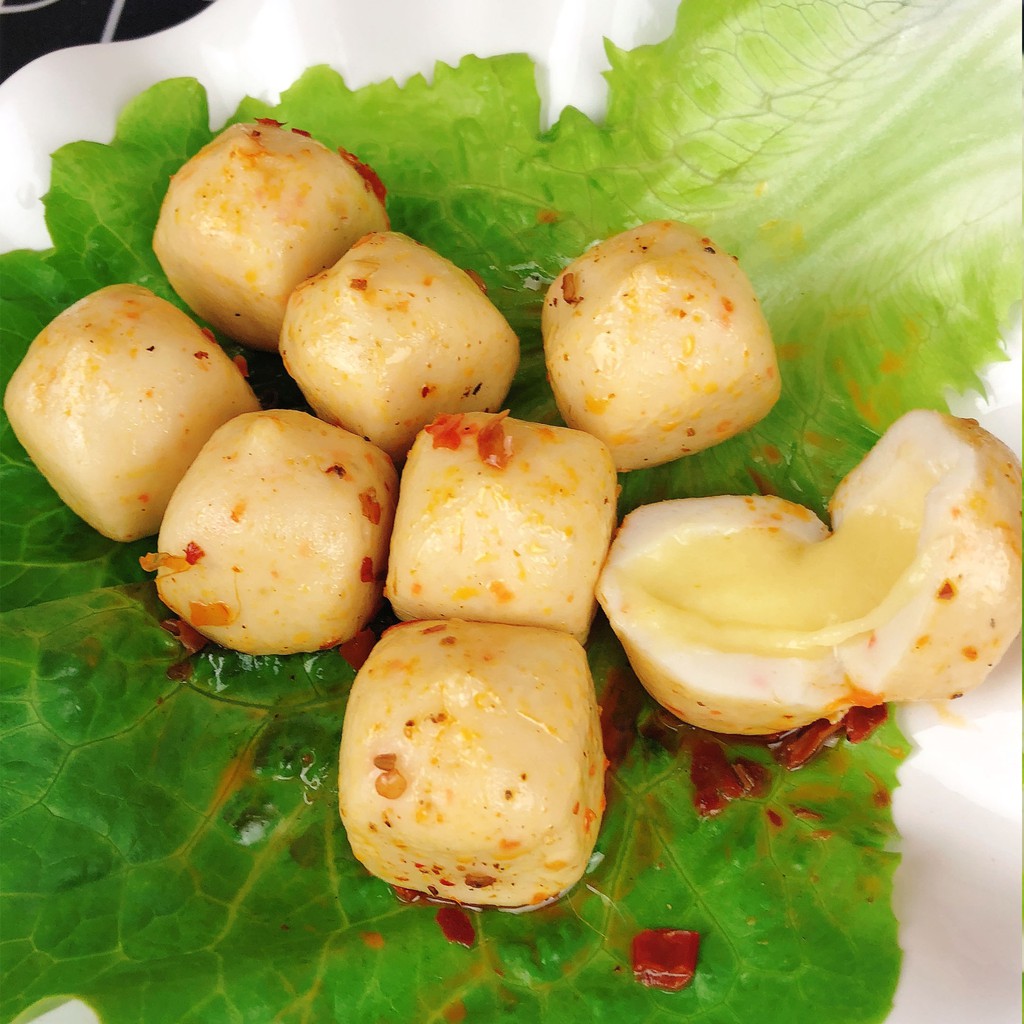 CB Bánh Bao Hải Sản Cá Viên Nhân Phô Mai Malaysia Thả Lẩu