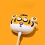 Vỏ Bảo Vệ Hộp Sạc Tai Nghe compatible AirPods3 2 3 pro Mềm Hình Chú Hổ Dễ Thương