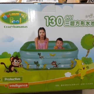 Bể bơi 130cm tặng 1 tuýp keo và 2 miếng vá bể dự phòng