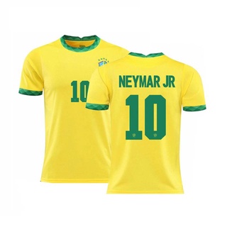 Áo Thun Bóng Đá Quốc Gia Brazil Cho Neymar và Đồng Team - Phù Hợp Mọi Kích Cỡ