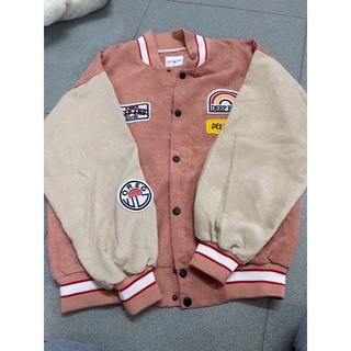 Áo Bomber/ Áo khoác nhung tăm Cầu Vồng DepEnd