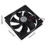 Niki CPU Làm Mát Khung Xe Quạt 12025 12cm 5 12 24V Tắt Tiếng Máy Tính Để Bàn Máy Tính Cho Ốp Lưng Quạt Làm Mát Máy Tính Tản Nhiệt Kép Bearin