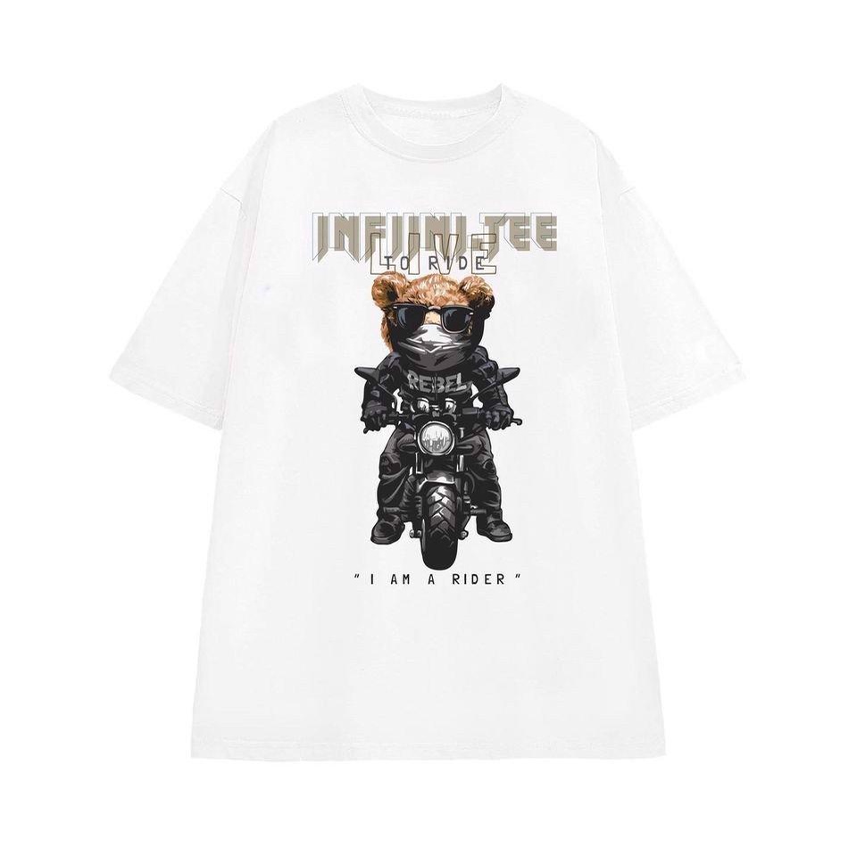 Áo thun INFINITEE Fni0891, Thun 100% Cotton - form rộng Unisex.
