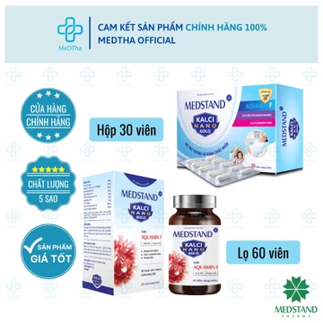 Viên Uống Bổ Sung Calci, Vitamin, Khoáng chất Kalci Nano Gold MEDSTAND (Hộp 30 Viên/60 Viên)