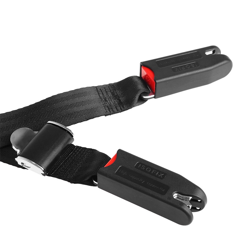 Redbaiaa1 Xe An Toàn Cho Trẻ Em Cho Ghế Isofix Cho Chốt Giao Diện Mềm Sửa Dây Kết Nối Cố Định