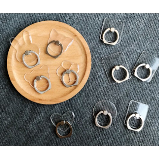 Iring Trong Suốt Xuyên Thấu (giá đở dt) sd được tất cả các dòng điện thoại