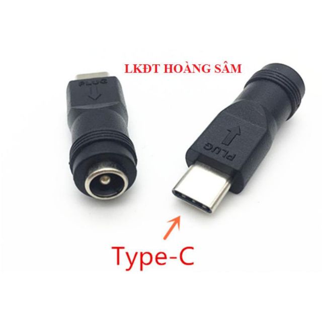 Đầu Chuyển Đổi Dc 55x21mm Sang Usb Type C1 Chiếc Shopee Việt Nam 9222