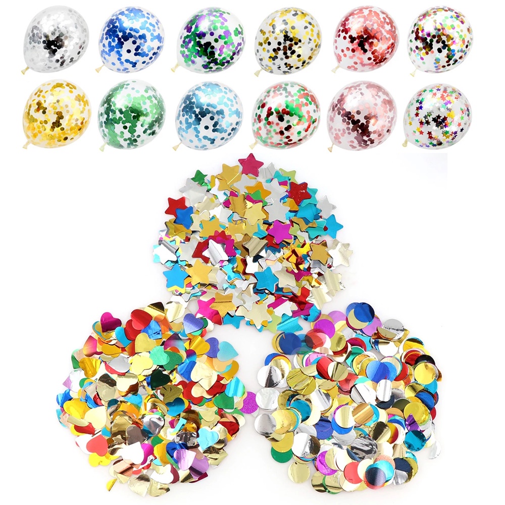 Set 20g nhũ kim tuyến dùng để trang trí, nhồi bóng trang trí sinh nhật sự kiện cưới hỏi - Kemshop K99