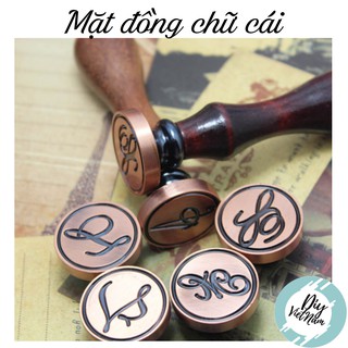 MẶT ĐỒNG CHỮ CÁI WAXING SEAL