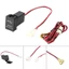 Phoenixshop Cổng USB kép sạc tiện ích cho xe ô tô TOYOTA ZY DC 12V-24V To 5V 3.1A