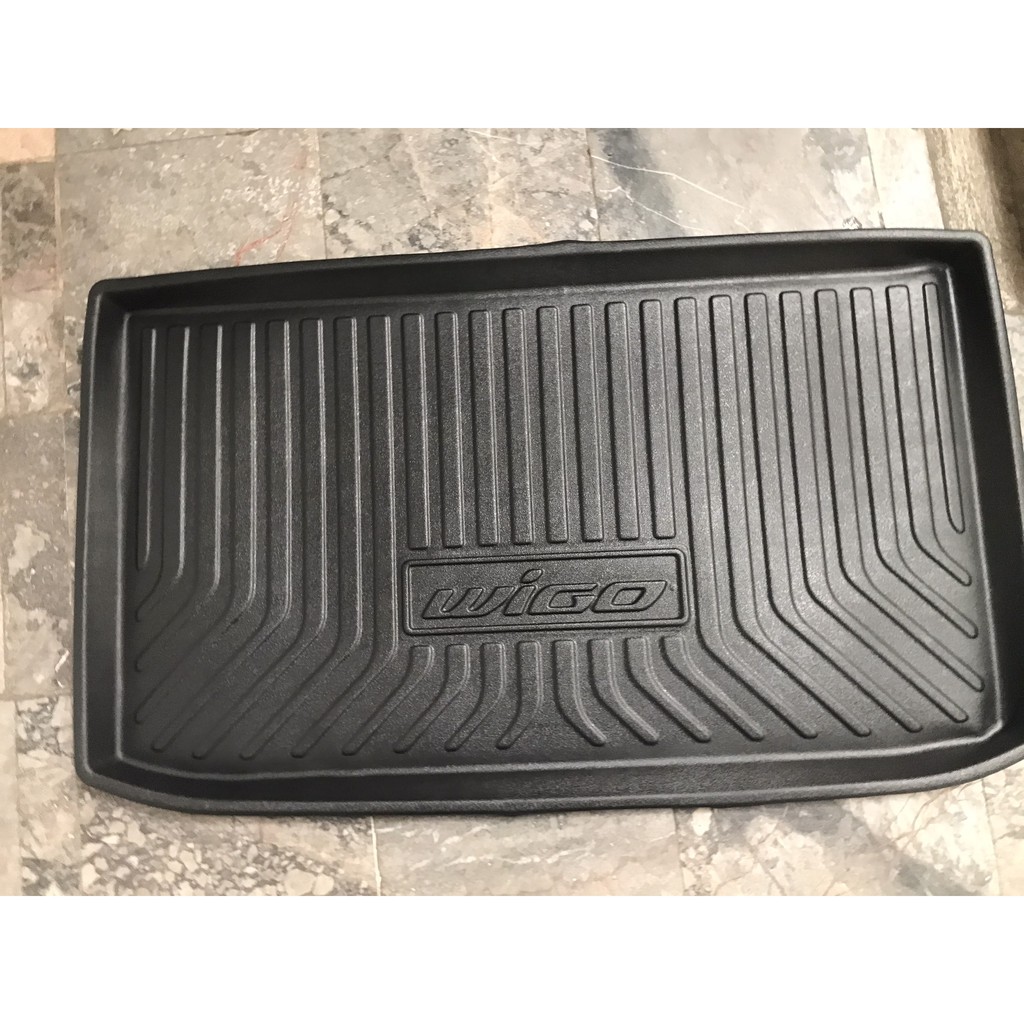 LÓT CỐP nhựa dẻo xe Toyota Wigo 2018 2019 2020 2021 2022, 2023, 2024, 2025 cao cấp LCN-TO010