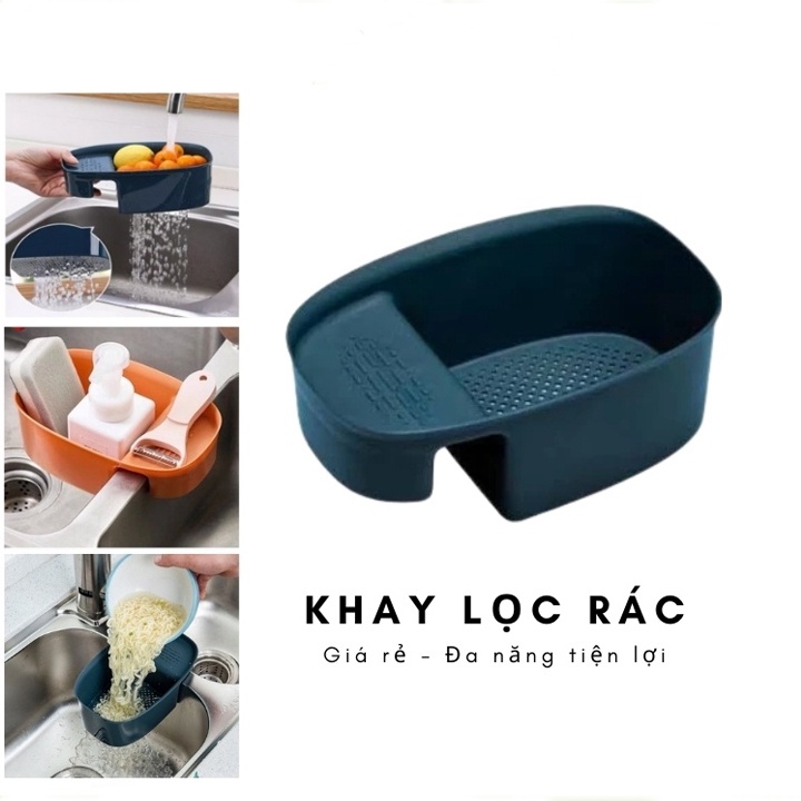 Khay lọc rác nhựa treo bồn rửa bát NO 5755 nhựa Việt Nhật aladanh-net-vn