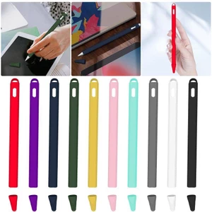 Dành Cho Bút Chì Ipad Thế Hệ Thứ 2 Silicon Màu Trơn Stylus Case Có Chống Trượt