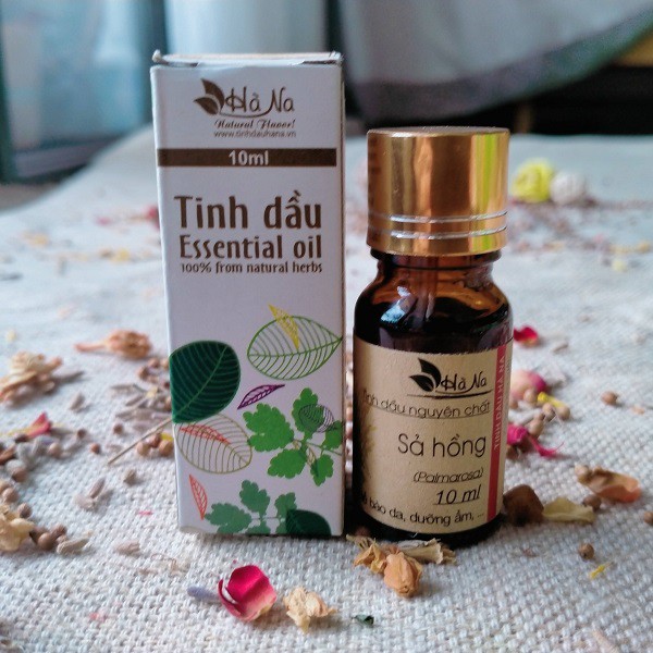 Tinh Dầu Sả Hoa Hồng (Palmarosa) - Tinh Dầu Hà Na -Dùng khử mùi không khí, xông mặt, pha nước hoa