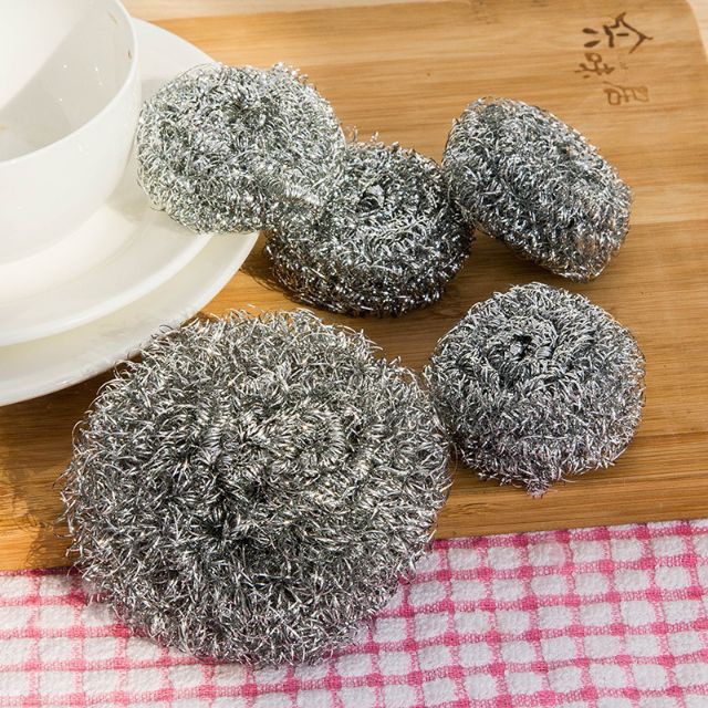 Combo 5 miếng Cọ xoong nồi bùi nhùi, chà nồi bằng thép