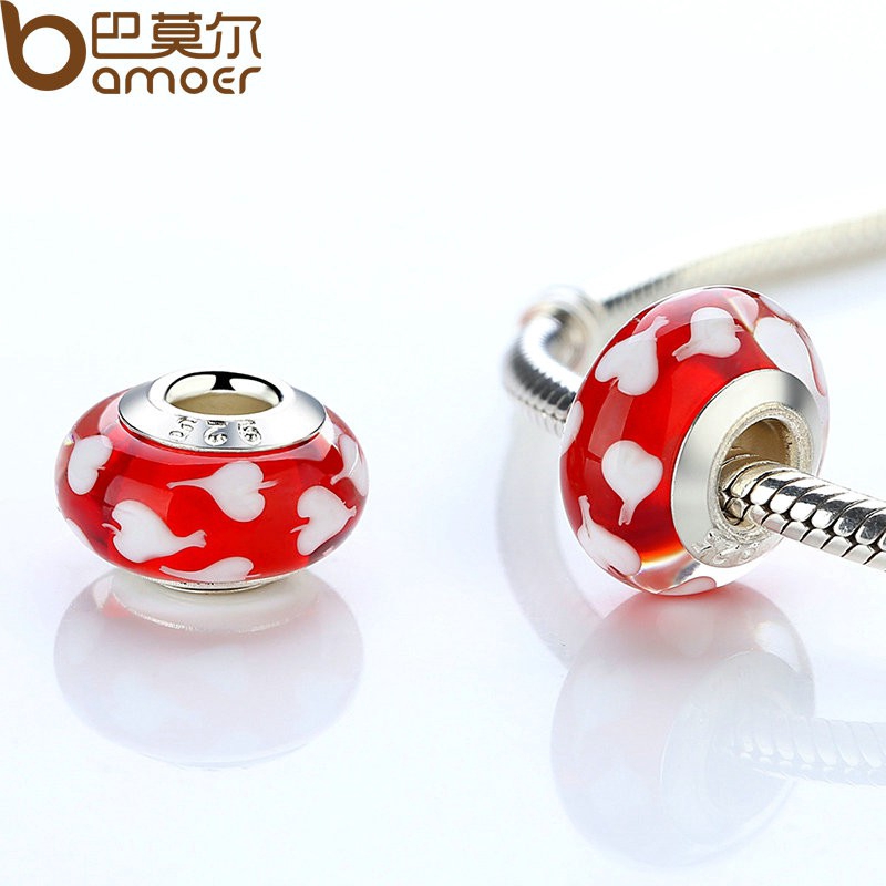 Ảnh Hạt xỏ BAMOER bằng bạc thời trang để làm trang sức thủ công DIY 2
