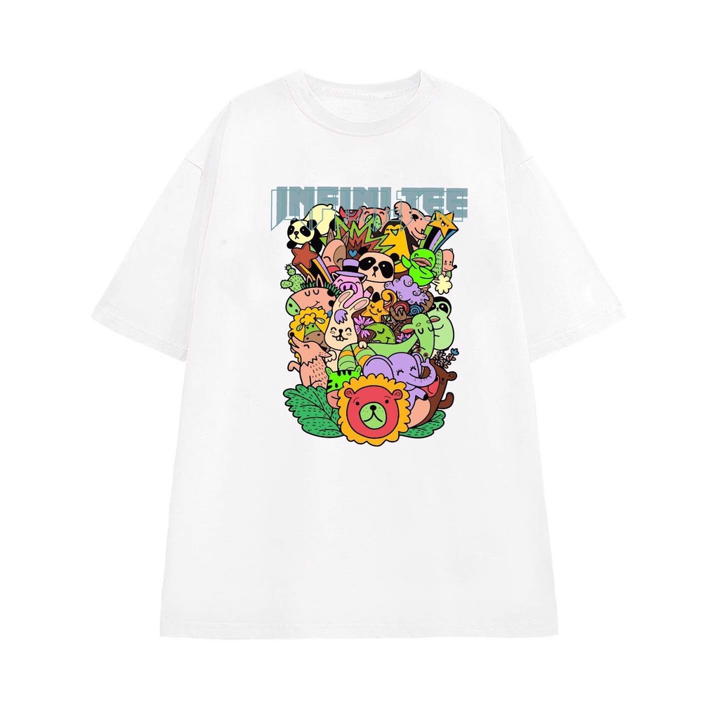 Áo thun INFINITEE Fni0375, Thun 100% Cotton - form rộng Unisex.