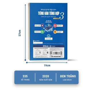 Sách - Tiếng Hàn Tổng Hợp Dành Cho Người Việt Nam Trung Cấp Tập 3 Bản 1 Màu - Phiên Bản Mới 2020, Kèm App Học Online