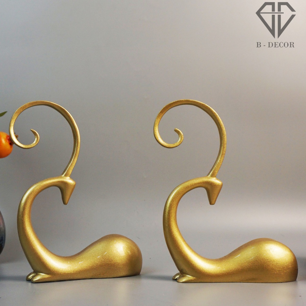 Tượng decor nghệ thuật trang trí bàn tủ phòng khách độc đáo, quà tặng ý nghĩa