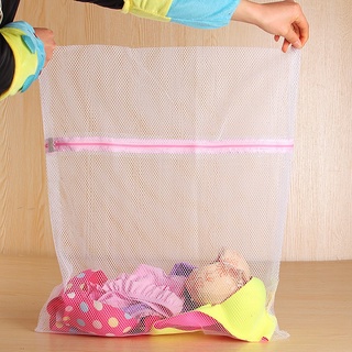 Túi lưới đựng đồ giặt có dây khóa kéo bảo vệ quần áo